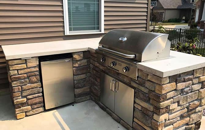 outdoor kitchen installation services near chatham illinois