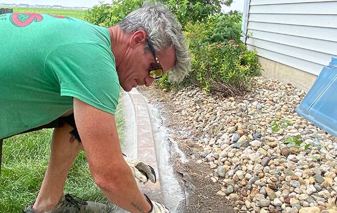 stone edging garden services near chatham illinois