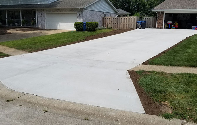 concrete driveway installation services near chatham il