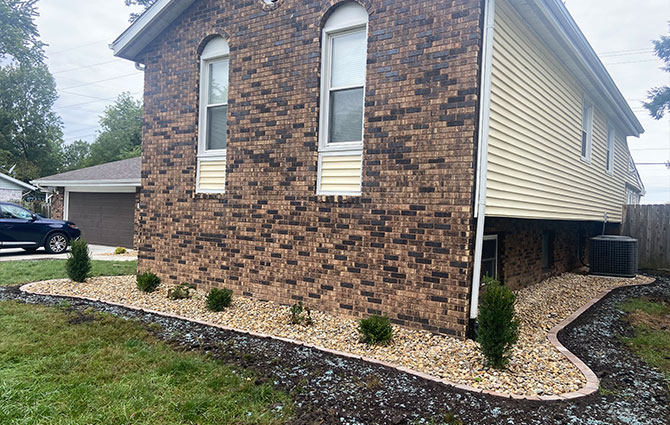 rock installation form home garden chatham il