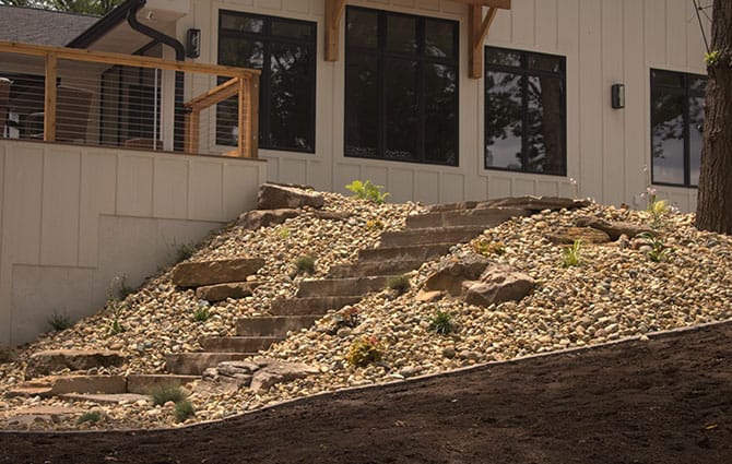 natural stone stairs installation chatham il