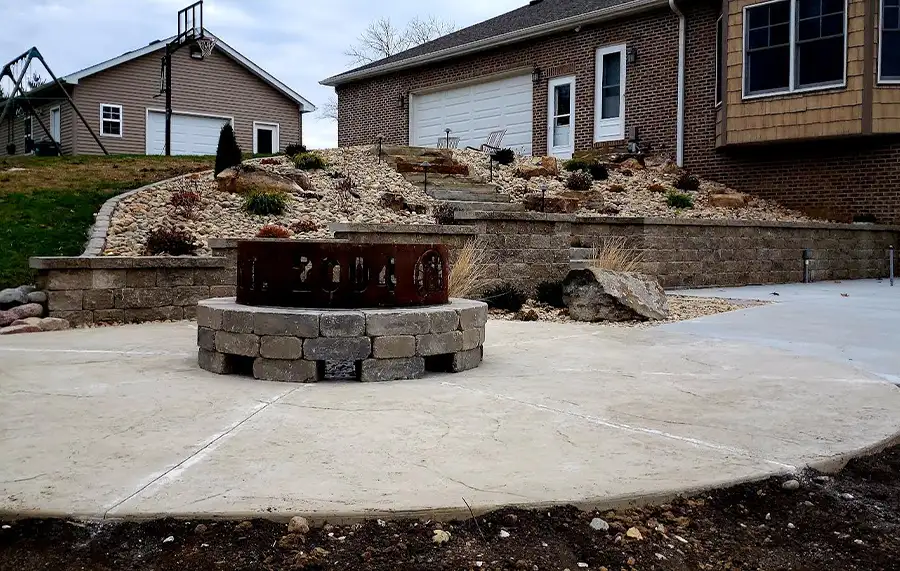 outdoor firepit installation services near chatham illinois