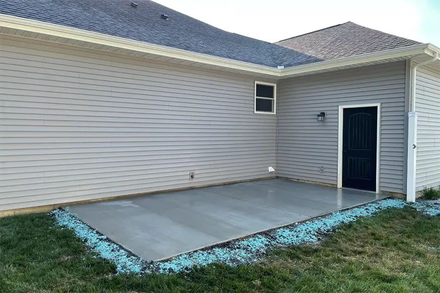 residential concrete patio installation professionals near chatham illinois